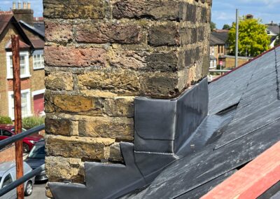 chimney flashing repair